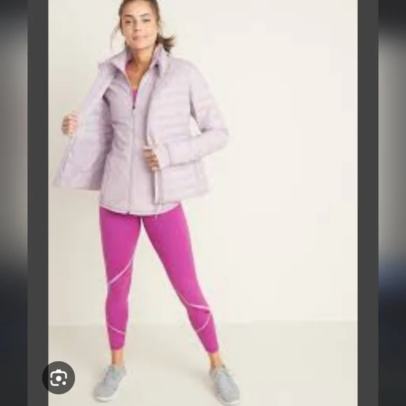 Packable Puffer Jacket in Lilac - Picture 3 of 14